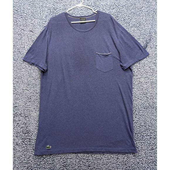 Lacoste Other - Lacoste Sleepwear Night Shirt Dress Womens LG Pajama Short Sleeve Relaxed Fit